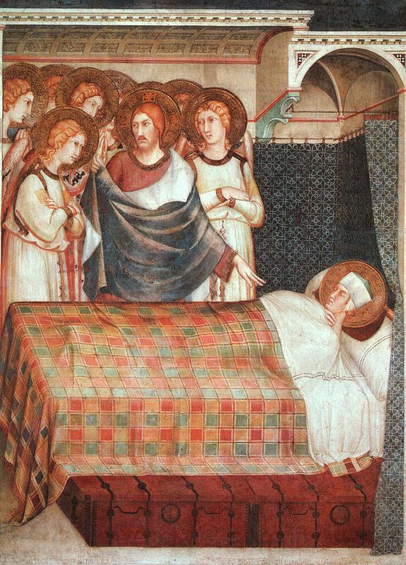 Simone Martini The Dream of St.Martin France oil painting art